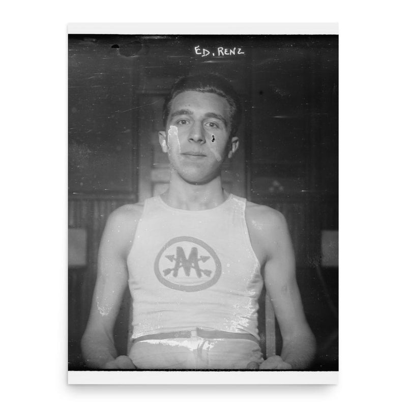 Edward Renz poster print, in size 18x24 inches.