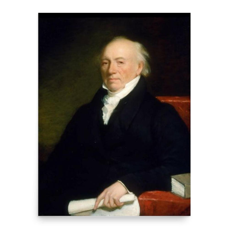 Edward Robbins poster print, in size 18x24 inches.