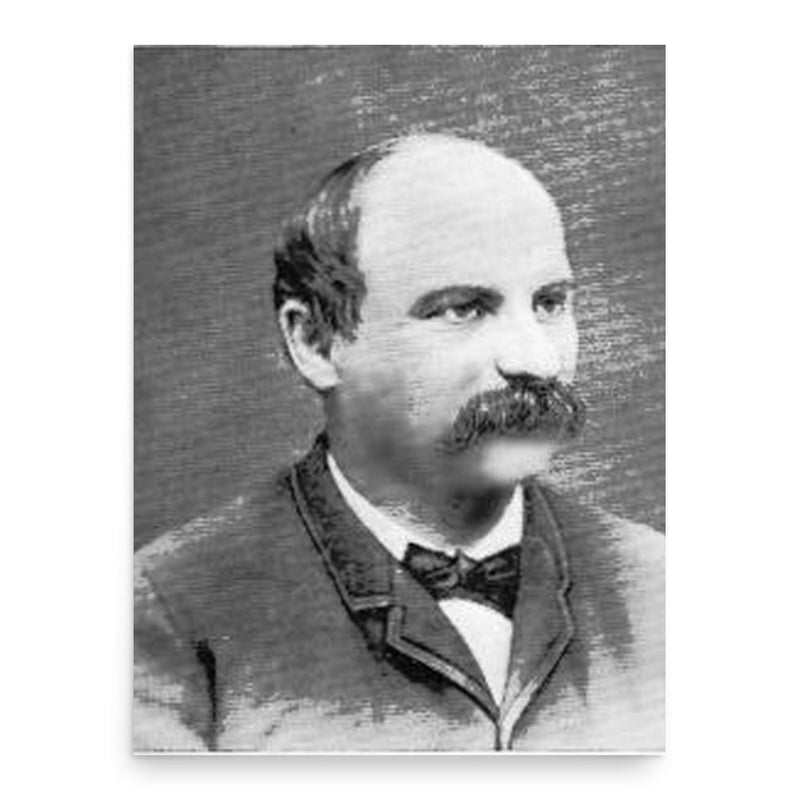 Edward Rosewater poster print, in size 18x24 inches.