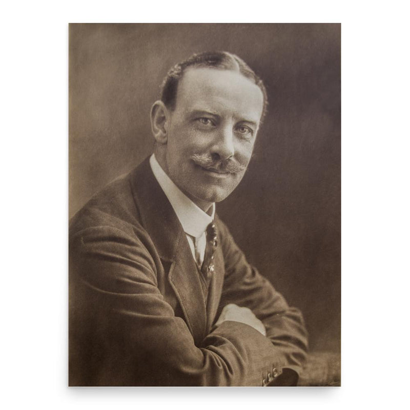 Edward Ruggles-Brise poster print, in size 18x24 inches.