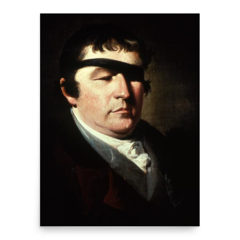 Edward Rushton poster print, in size 18x24 inches.