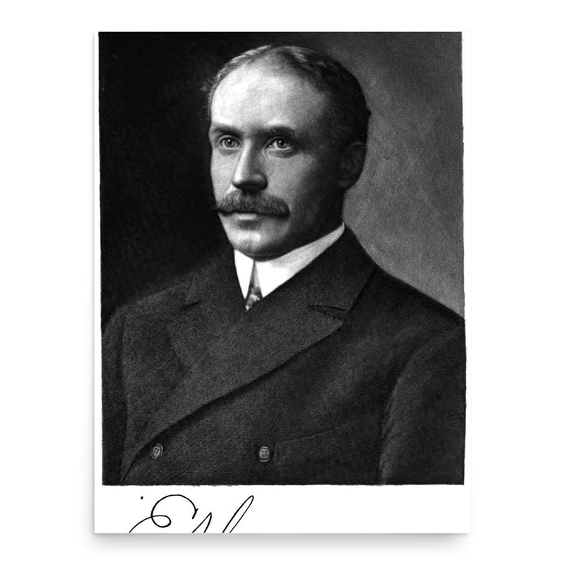 Edward Shearson poster print, in size 18x24 inches.