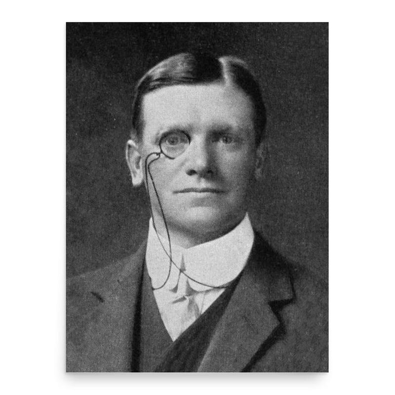 Edward Shortt poster print, in size 18x24 inches.