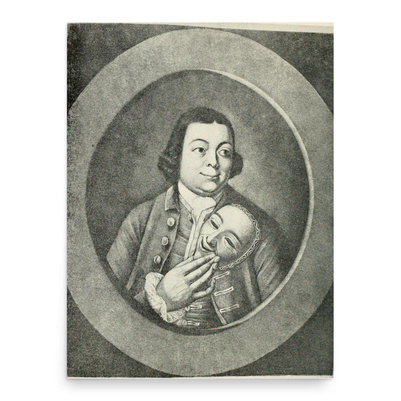 Edward Shuter poster print, in size 18x24 inches.