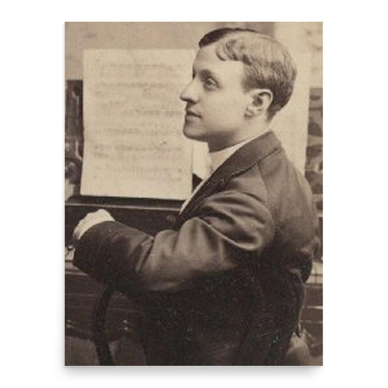 Edward Solomon poster print, in size 18x24 inches.