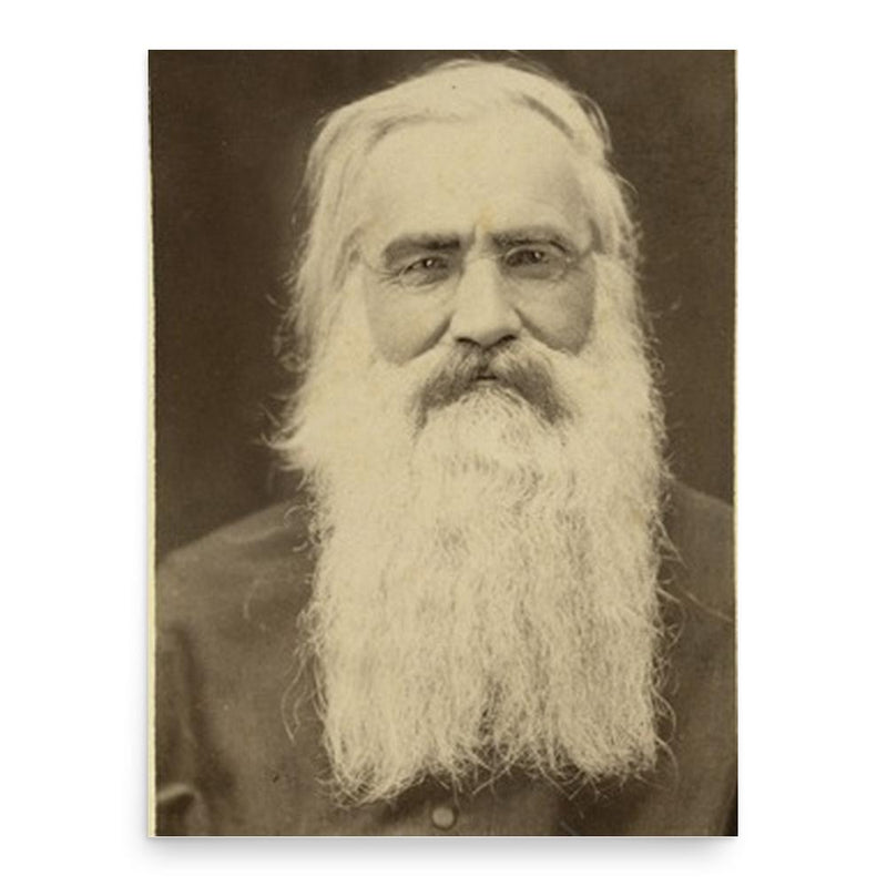 Edward Sorin poster print, in size 18x24 inches.