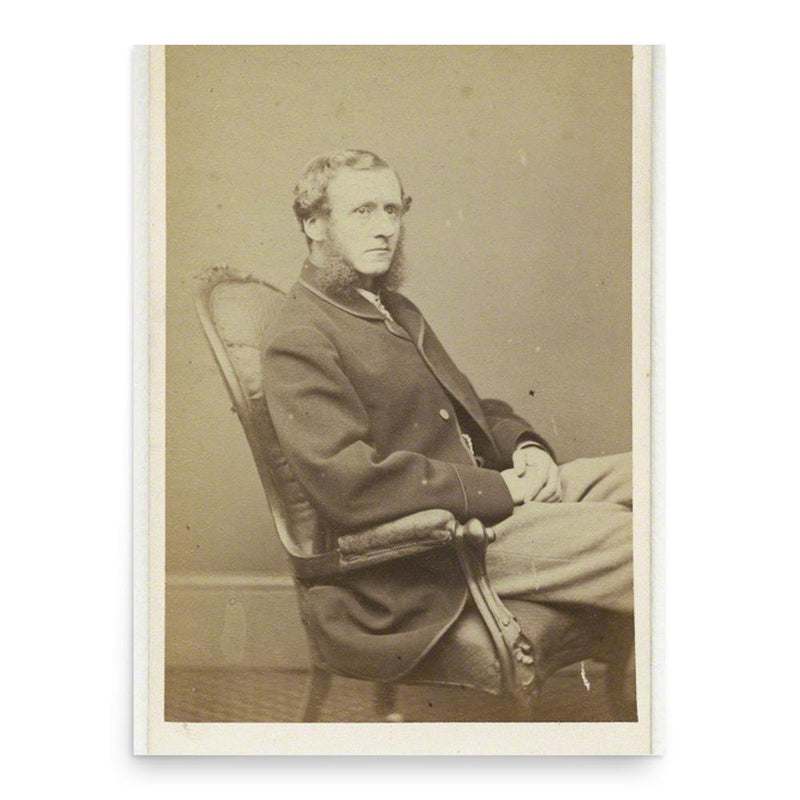 Edward Spencer Beesly poster print, in size 18x24 inches.