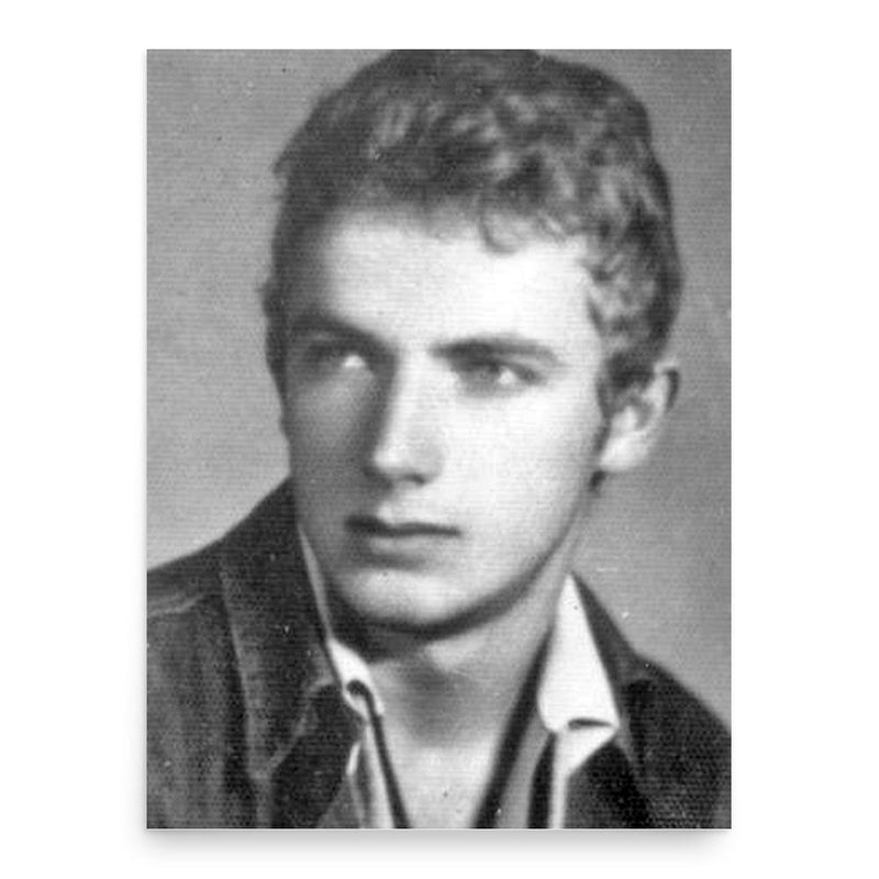 Edward Stachura poster print, in size 18x24 inches.