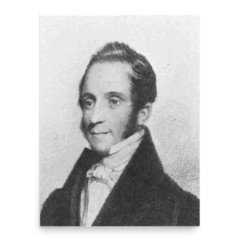 Edward Stallybrass poster print, in size 18x24 inches.