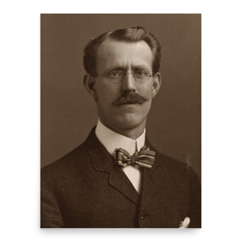 Edward Stratemeyer poster print, in size 18x24 inches.