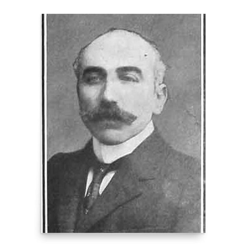 Edward Strauss poster print, in size 18x24 inches.