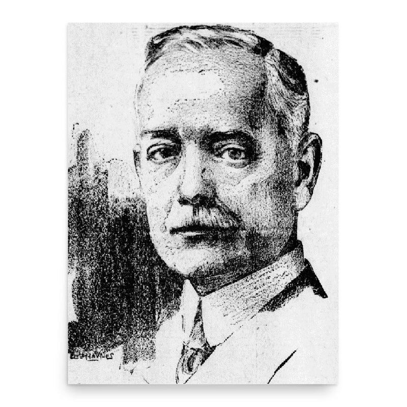 Edward Swann poster print, in size 18x24 inches.