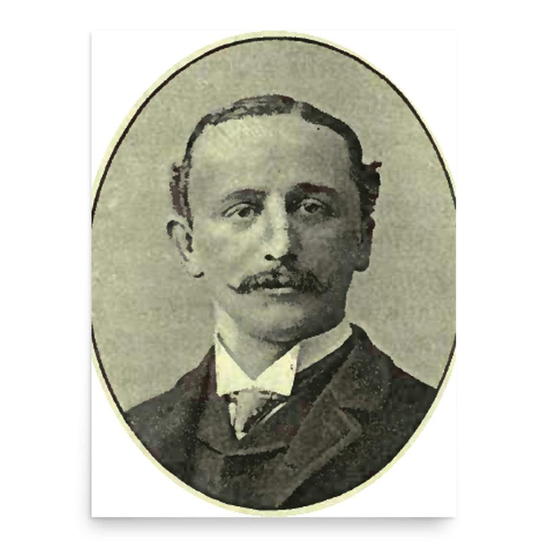 Edward Temple Gurdon poster print, in size 18x24 inches.