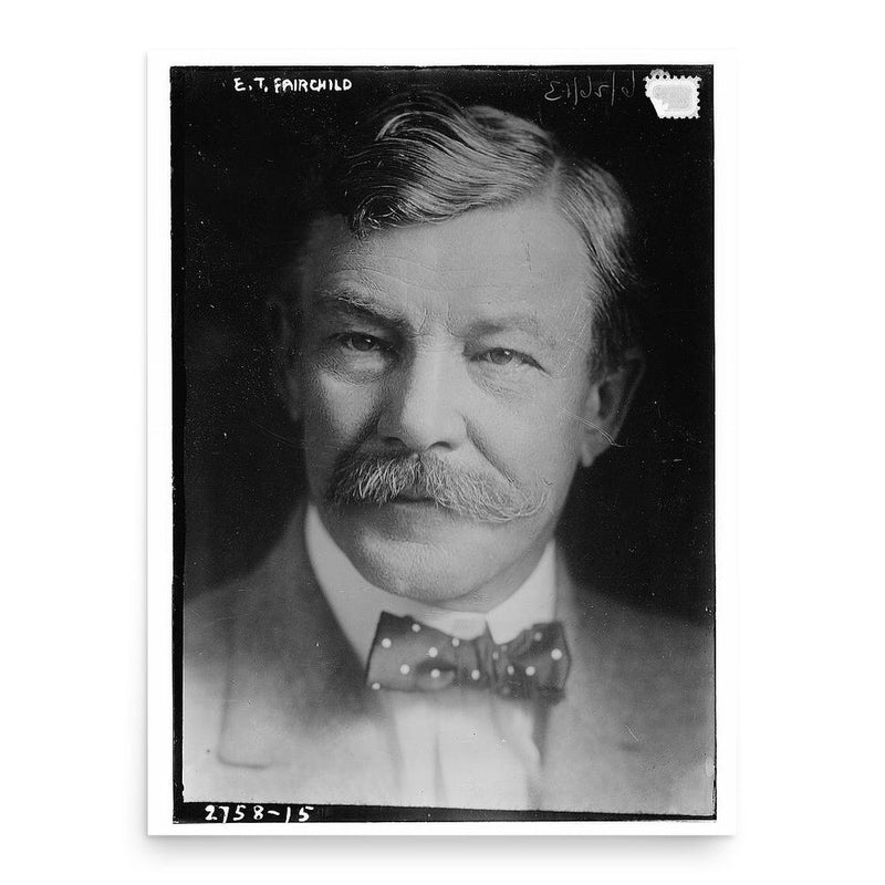 Edward Thomson Fairchild poster print, in size 18x24 inches.