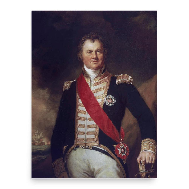 Edward Thornbrough poster print, in size 18x24 inches.