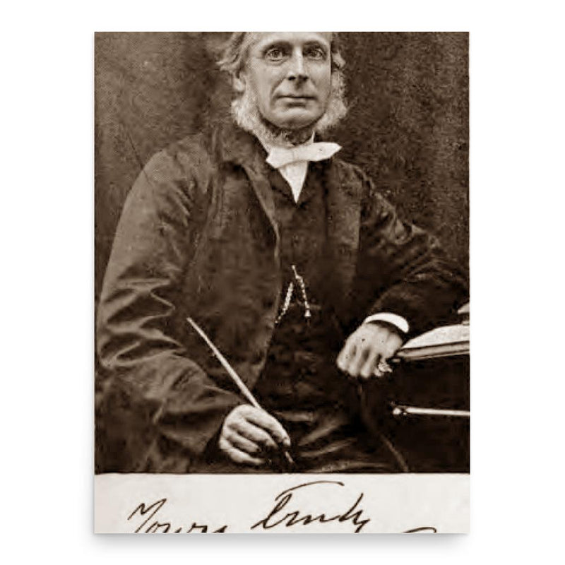 Edward Thring poster print, in size 18x24 inches.