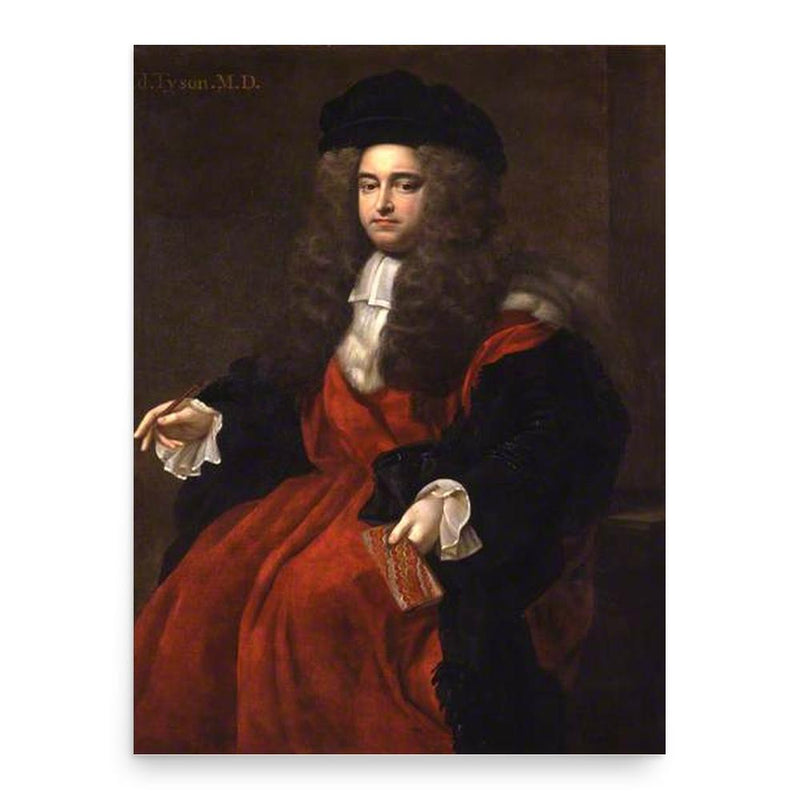 Edward Tyson poster print, in size 18x24 inches.
