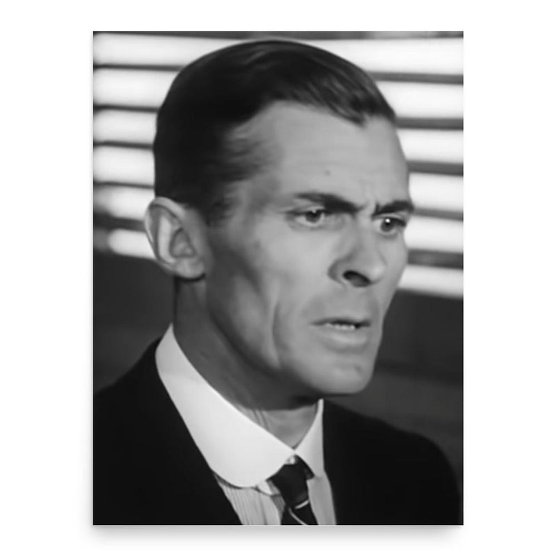 Edward Underdown poster print, in size 18x24 inches.