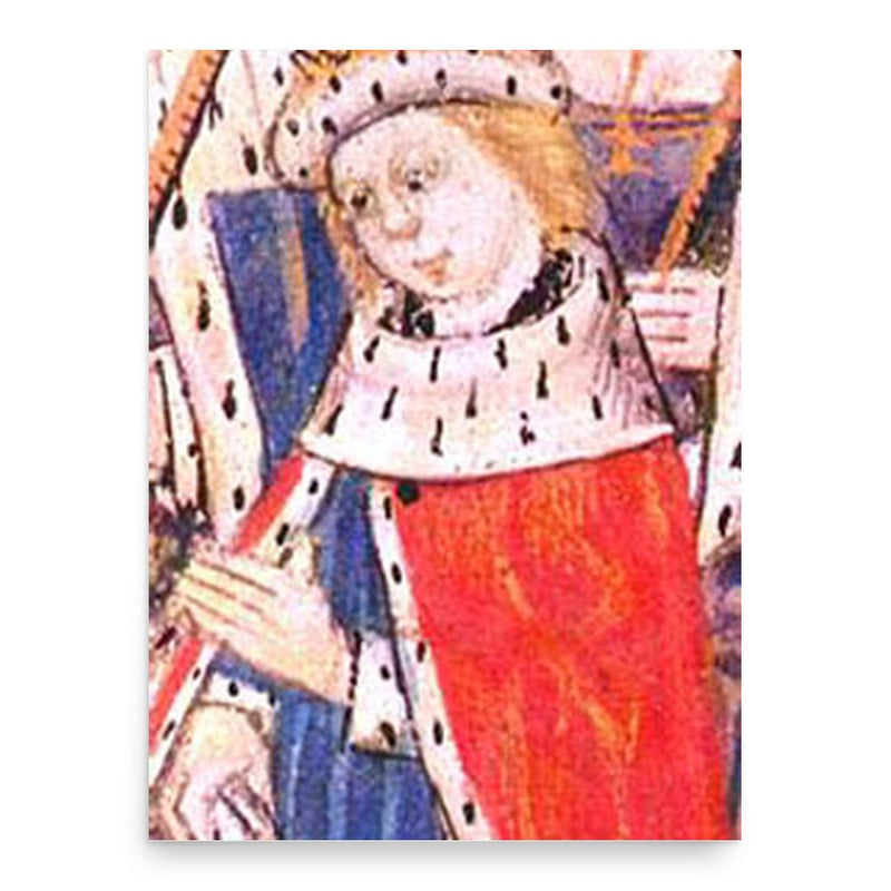 Edward V of England poster print, in size 18x24 inches.