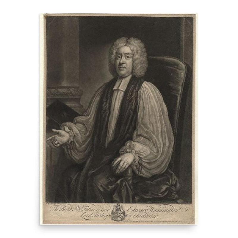 Edward Waddington poster print, in size 18x24 inches.