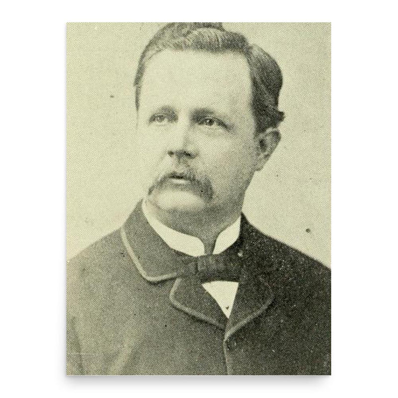 Edward Wesley Janson poster print, in size 18x24 inches.