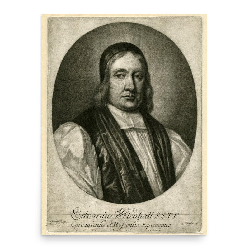 Edward Wetenhall poster print, in size 18x24 inches.