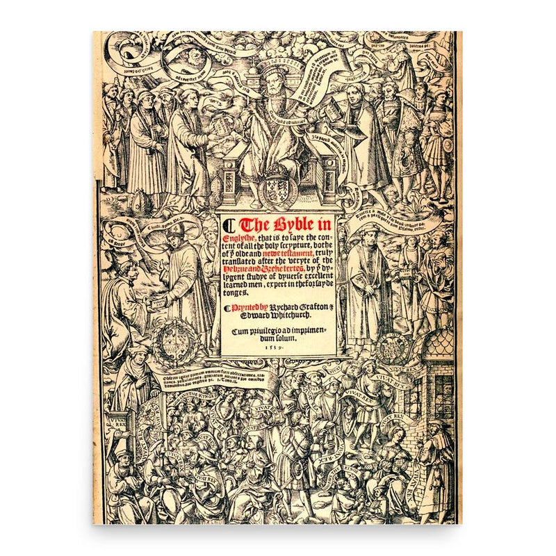 Edward Whitchurch poster print, in size 18x24 inches.