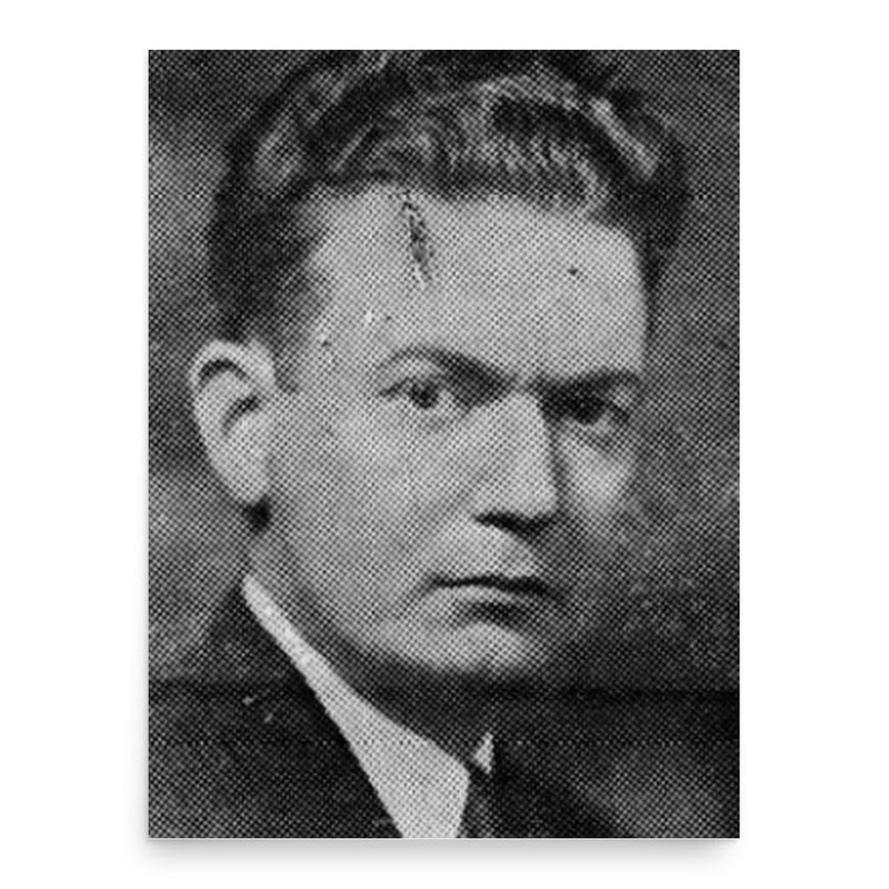 Edward White Patterson poster print, in size 18x24 inches.