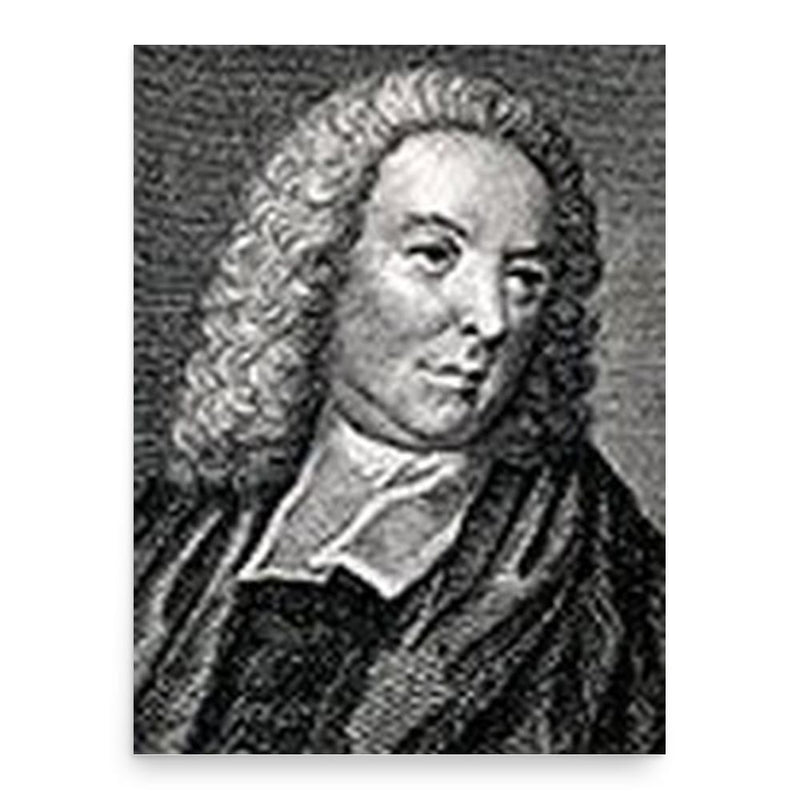 Edward Young poster print, in size 18x24 inches.