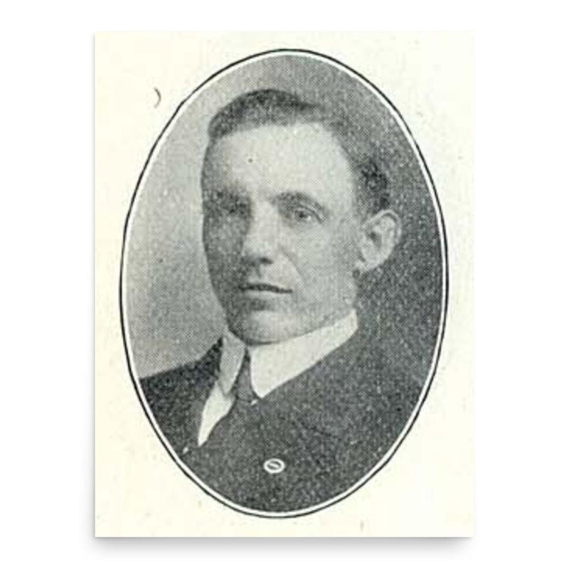 Edward Zinn poster print, in size 18x24 inches.