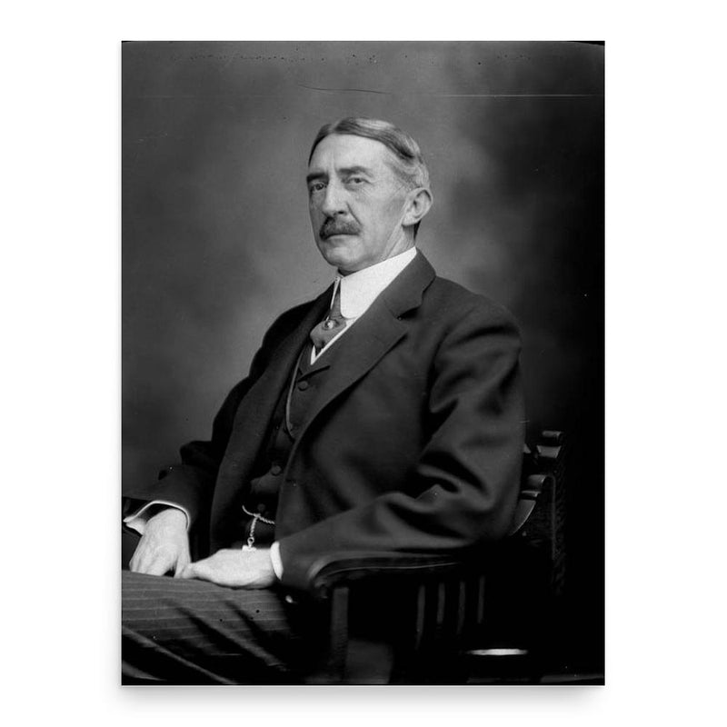 Edwin Alderman poster print, in size 18x24 inches.