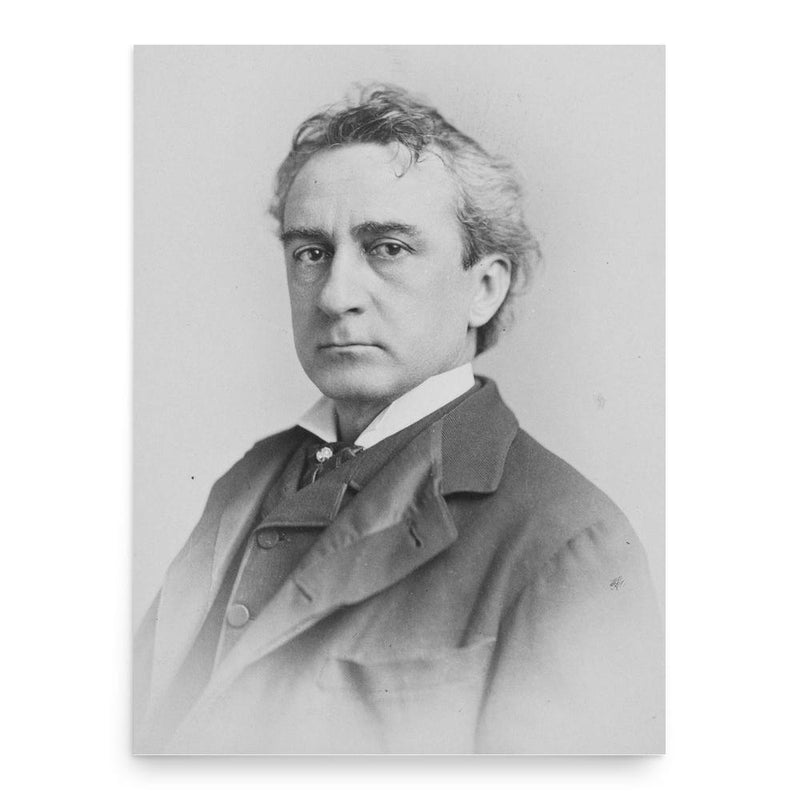 Edwin Booth poster print, in size 18x24 inches.