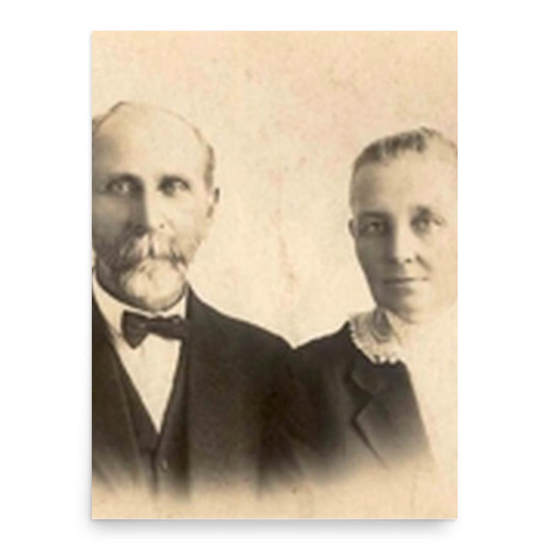 Edwin Butz poster print, in size 18x24 inches.