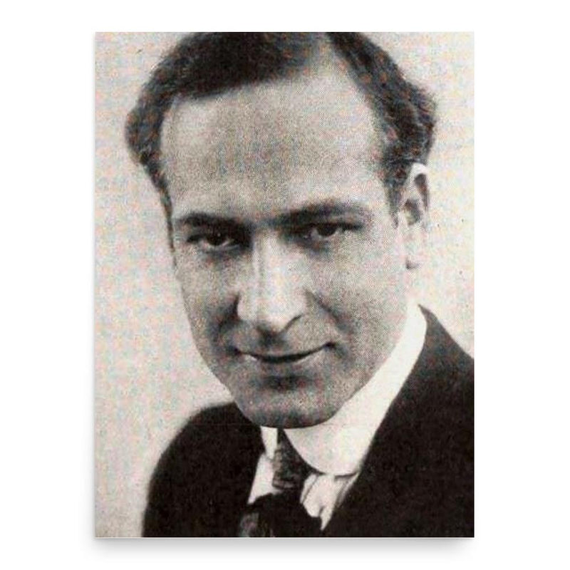 Edwin Carewe poster print, in size 18x24 inches.