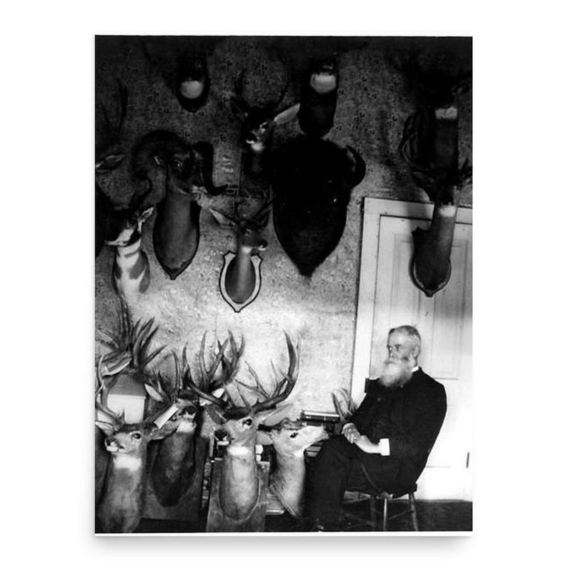 Edwin Carter poster print, in size 18x24 inches.