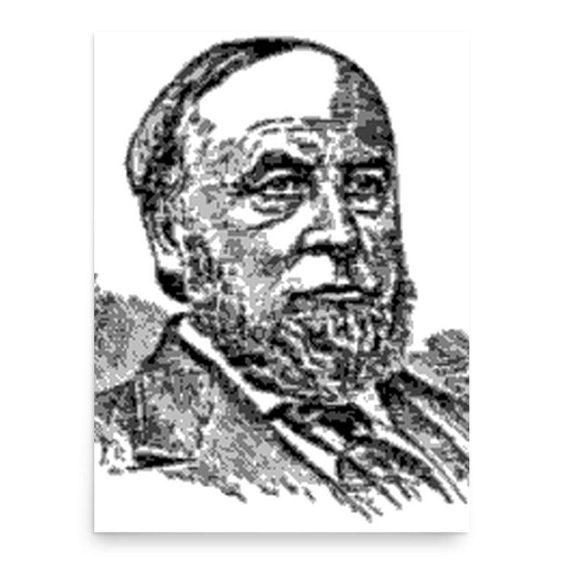 Edwin David Sanborn poster print, in size 18x24 inches.