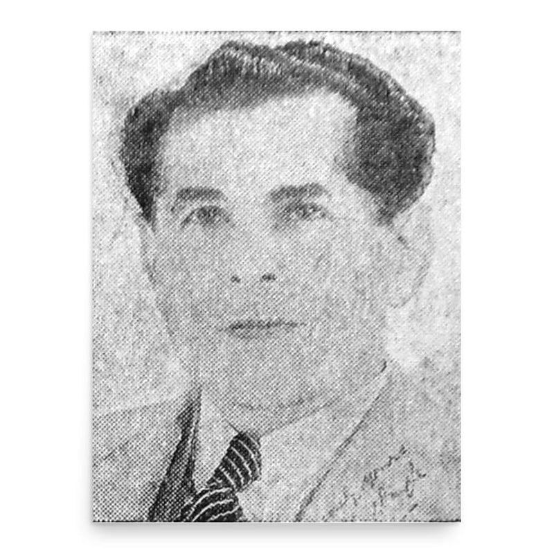 Edwin Dingle poster print, in size 18x24 inches.