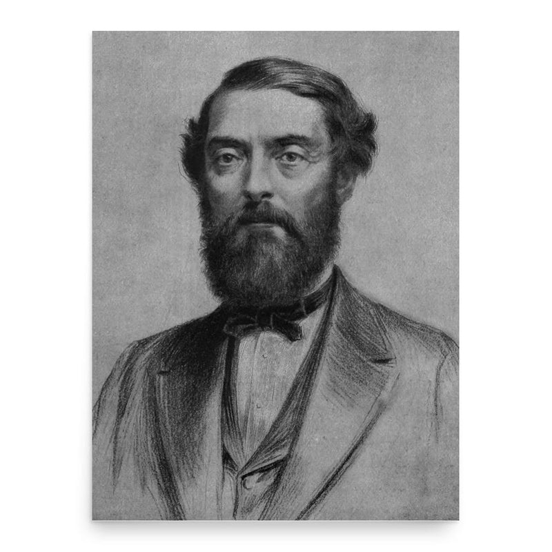 Edwin Drake poster print, in size 18x24 inches.