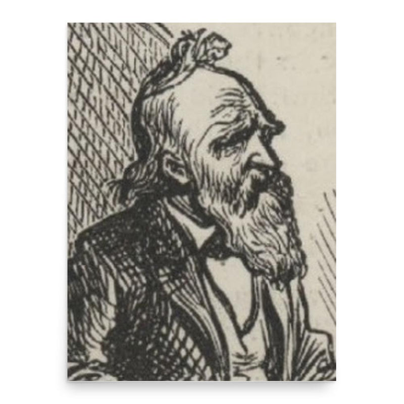 Edwin Flye poster print, in size 18x24 inches.