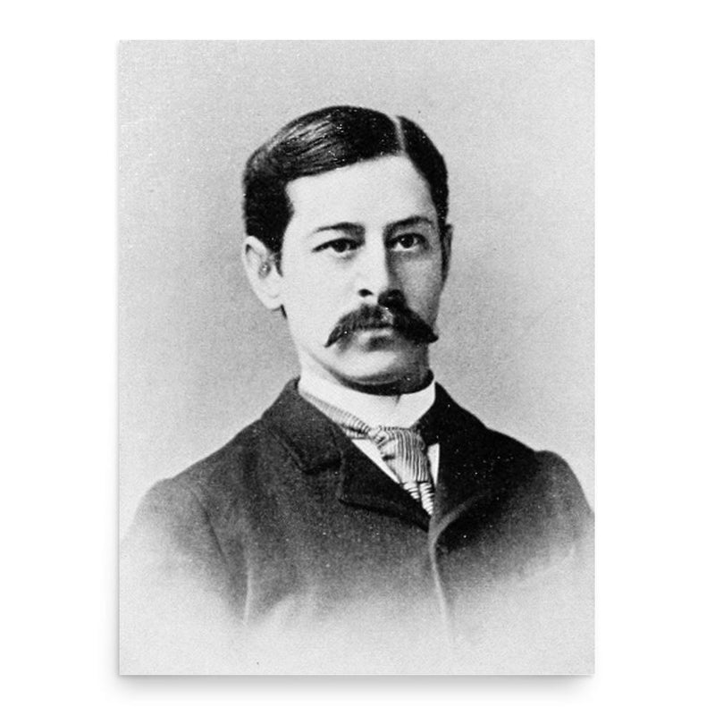 Edwin Grozier poster print, in size 18x24 inches.