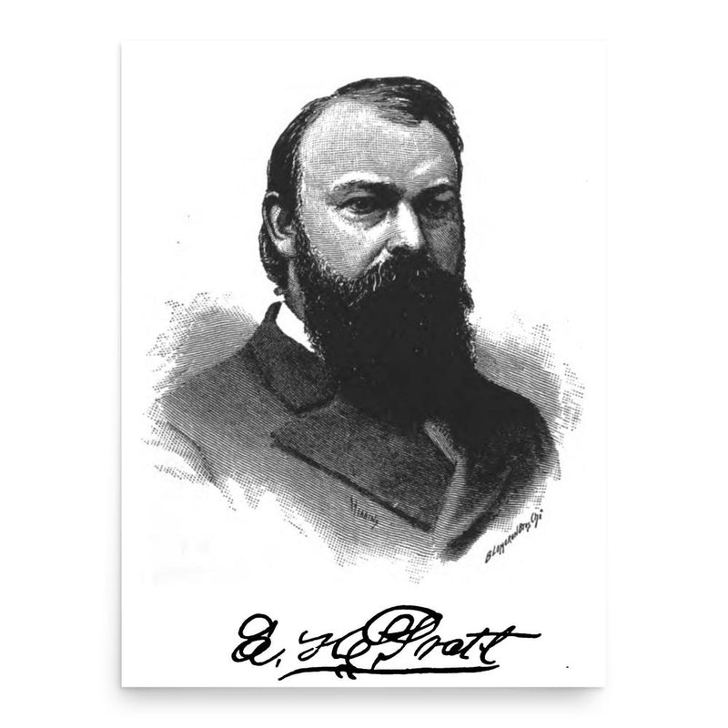 Edwin Hartley Pratt poster print, in size 18x24 inches.