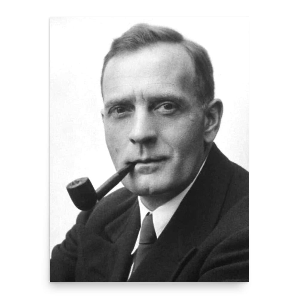 Edwin Hubble poster print, in size 18x24 inches.