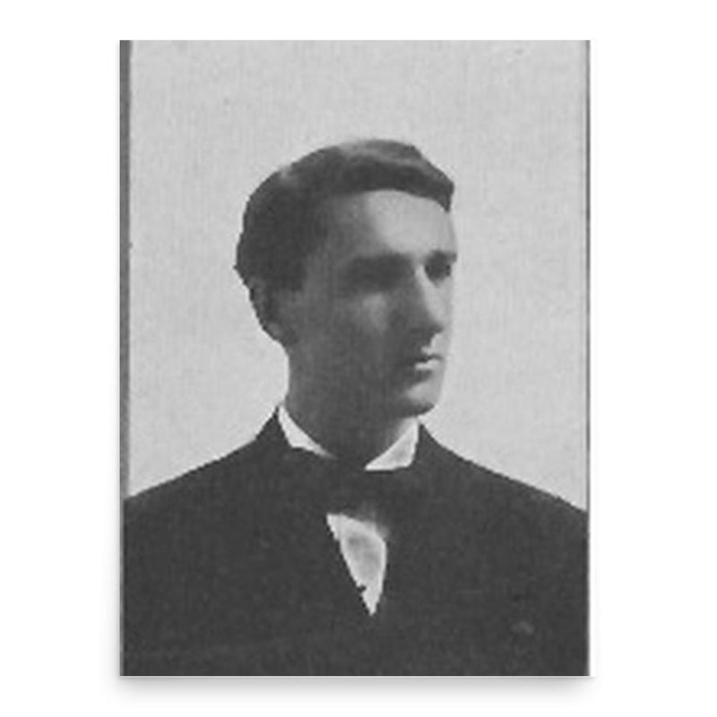 Edwin Lewis Snyder poster print, in size 18x24 inches.