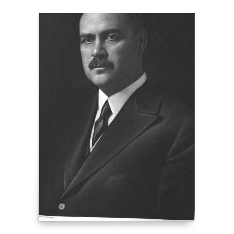 Edwin Orin Wood poster print, in size 18x24 inches.