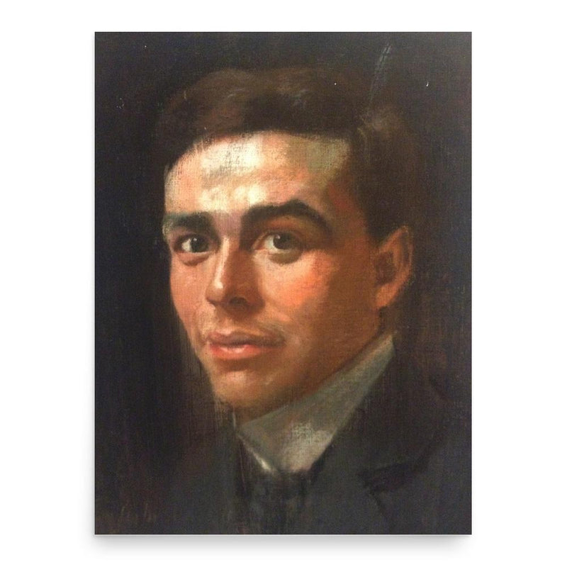 Edwin Pugh poster print, in size 18x24 inches.