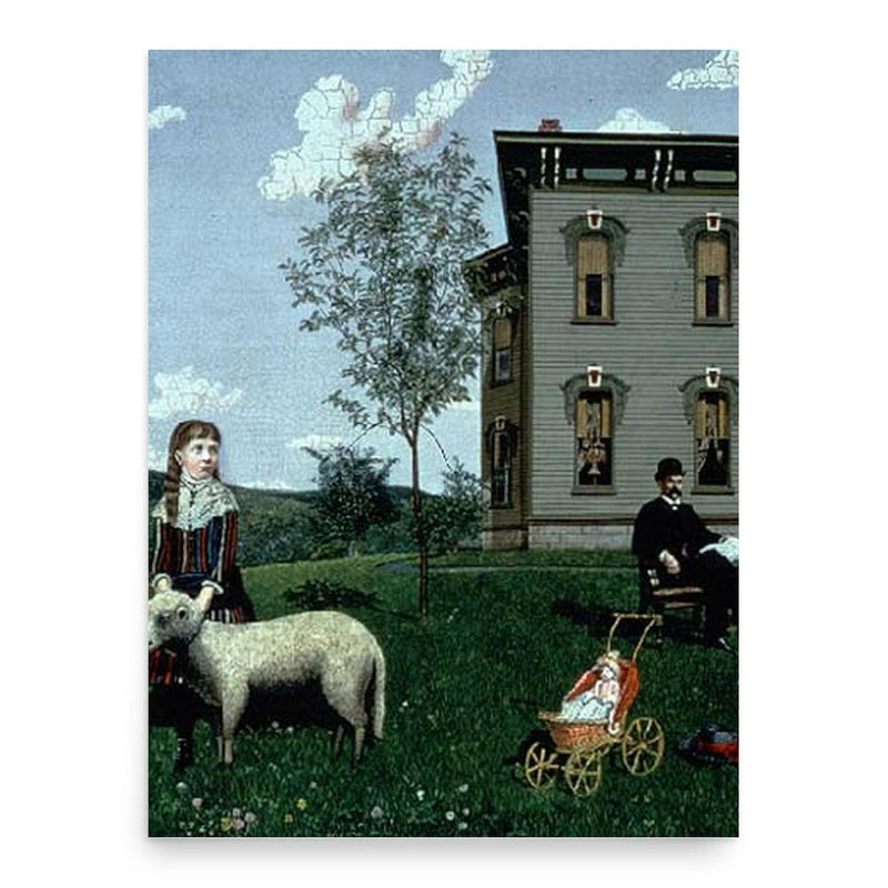 Edwin Romanzo Elmer poster print, in size 18x24 inches.