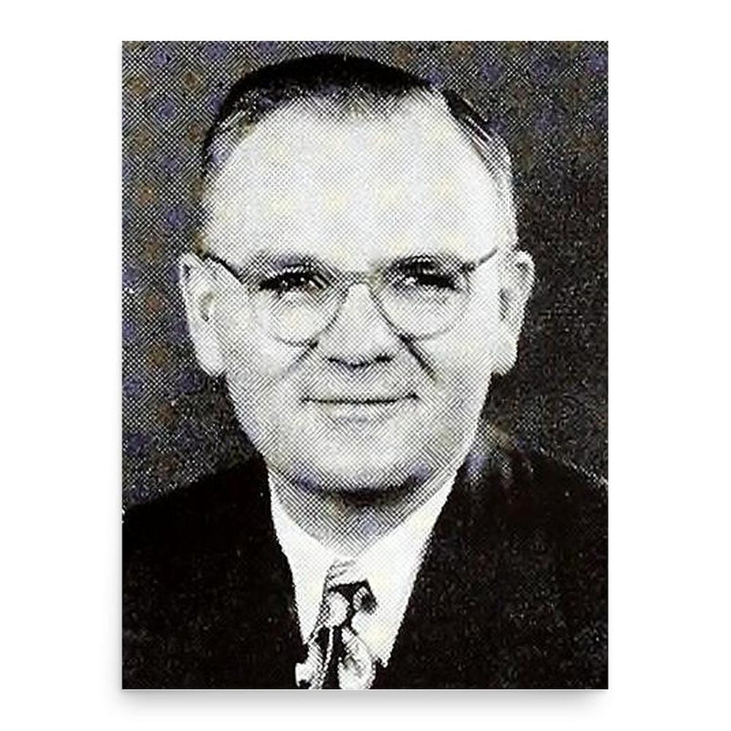 Edwin Struck poster print, in size 18x24 inches.