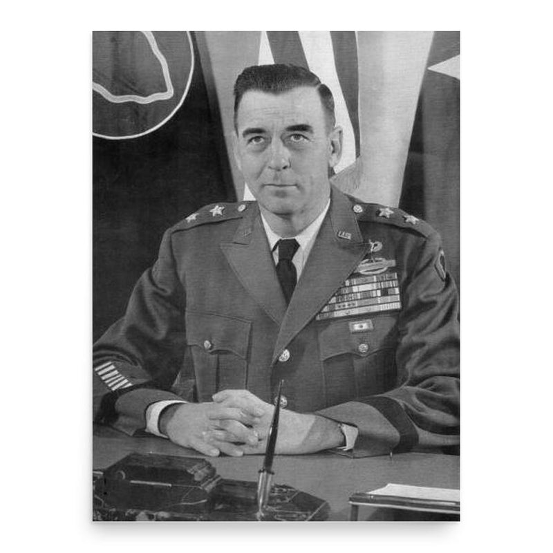 Edwin Walker poster print, in size 18x24 inches.