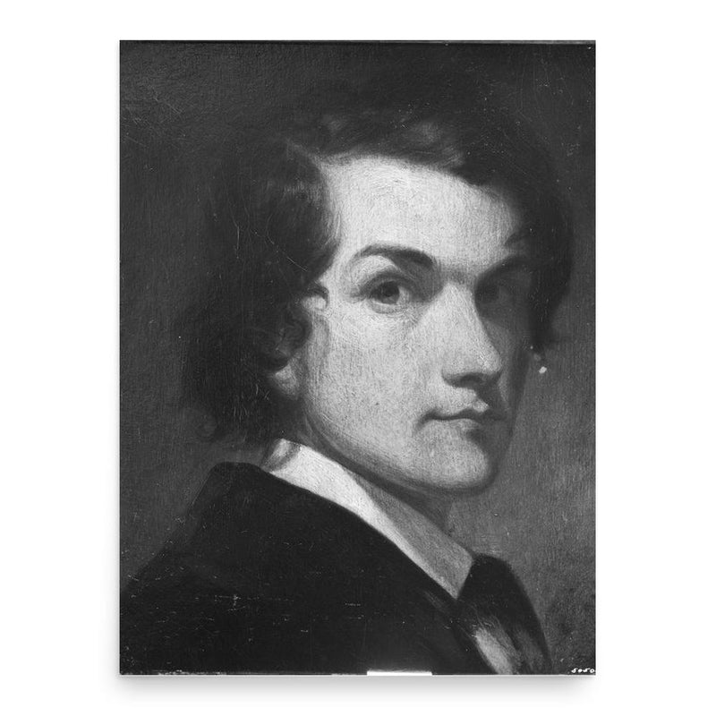 Edwin White poster print, in size 18x24 inches.