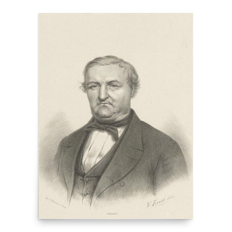 Eeltsje Hiddes Halbertsma poster print, in size 18x24 inches.